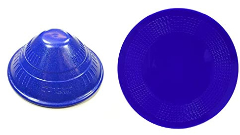 Dycem Jar Opener - Blue & Performance Health Non Slip Round Pad 14 cm, Blue, Precut Adhering Pad, Grip Assistance, Non-Toxic, Prevents Objects from Sliding or Rolling