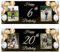 Personalisiert Happy Birthday Photo Banner Selbst Gestalten Happy Birthday Deko - Schwarzgoldenes Geburtstagsbanner Kann Individuell Gestaltet Werden,Jedes Alter 100X250CM/120X300CM