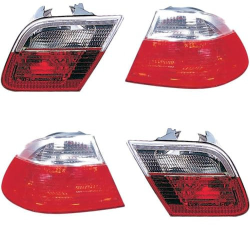 EISENFELS 107557277 Set Rückleuchten Heckleuchten innen und außen links + rechts passend für 3er Coupe E46