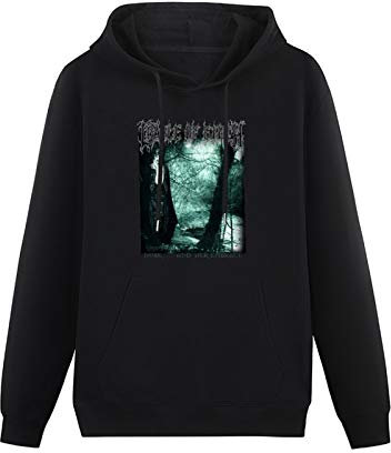 Cradle of Filth Dusk And Her Embrace Metal Band Hoodies Long Sleeve Pullover Loose Hoody Sweatershirt Black L
