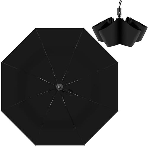 ZUOYOUZ Strongest Windproof Umbrell, Small Strong but Light Portable and Compact umbrella, Durable Premium Grip, Fits Car & Backpack