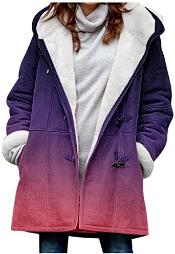 Hehiy Damen Steppmantel Lange Stepp-Jacke mit Kapuze Damen Softshelljacke Kurzmantel Mantel Mit GüRtel Damen Jacke Damen Lang Schwarz Steppjacke Damen Rot Lack Warme Winterjacke Damen Lang üBergrößE