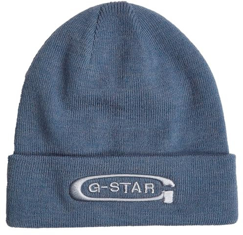 G-Star Herren Originals Artwork Long Beanie, Blau (avio D24722-C754-1820), PC