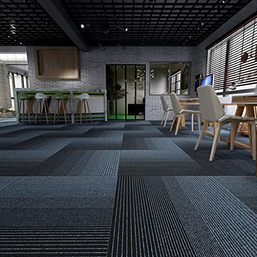 HHOZsafety Flächenteppich, strapazierfähige Teppichquadrate, gewerbliche Bodenfliesenmatten, rutschfeste, waschbare Teppichfliesen, frei spleißen, für das Homeo