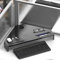 Rehausseur Ecran PC Bureau Triangle Bois Massif Support de Moniteur de Bureau, Économiser de L'espace Étagères Faisantes Le Coin D'ordinateur Portable, Supports D'Ordinateur pour Salle de RéUnion(Blac
