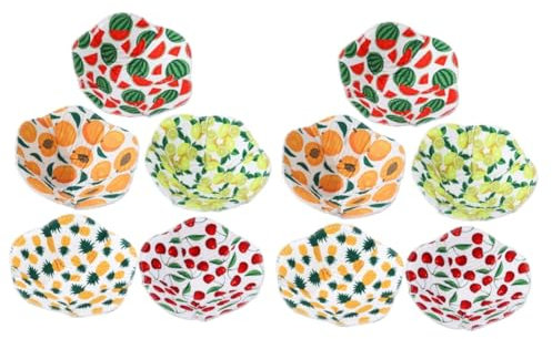 SEWOART 10pcs Microwave Safe Bowl Holders Grey Kitchen Gadgets Insulation Hugger for Hot Bowls Heat Resistant Cover