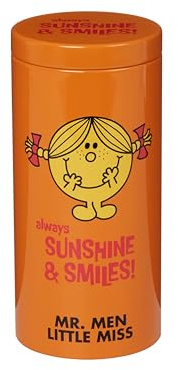 Little Miss Sunshine Gift Tin Filled With 100g Chocolate Brownie Cookies