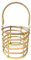 XLWLLNJ Gewebter Kerzenhalter, Rattan-Kerzenhalter, moderner Rattan-Lampenschirm, rustikaler Kerzenständer für Jahrestage, Heimkamin-Dekor