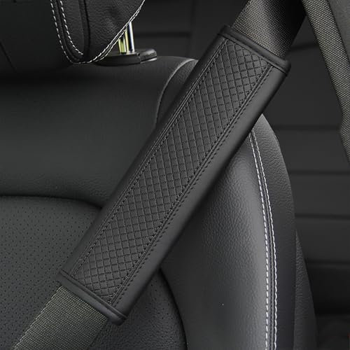 DCYBDL 2 Stück Gurtpolster Auto für Hyundai Tucson Kona Ioniq Ioniq5 Ioniq6 Nexo Bayon, Weich Bequem Anschnallgurt Polster Lindert Den Schulterdruck Autogurtpolster Sicherheitsgurt Polster