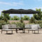 Xichuzi Doppelsonnenschirm mit Anthrazit 449x245 cm, Balkon Schirm, Sonnenschirm Balkon, Balcony Umbrella, Balkon Sonnenschutz, Sonnenschirm Terasse
