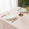 Romanstile Tovaglia Compleanno Rosa 180x140 Rettangolare Antimacchia Jacquard Tovaglie Elegante per Primaverile Pasqua Interno Feste Valentino Giardino Esterno,Picnic,Idrorepellente, 6-8 Posti