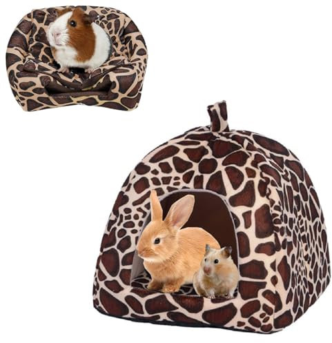 Norhogo Meerschweinchenbett, Kaninchen höhle, Kuschelsack Meerschweinchen Höhle, Meerschweinchen Bett, Winter Gemütliches Kleintierbetten, meerschweinchen höhle Für Zwergkaninchen/Chinchilla/Hamster