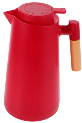 POPETPOP 34oz Distributore Di Caffè Caraffa Termica Da Vetro Rivestito Dispenser Per Calda e Fredda Tè Freddo Cioccolato Al Latte Limonata