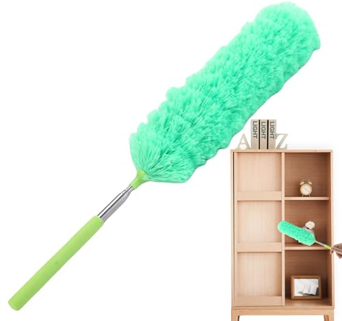 DUSTER TELESCOPIQUE - DUSTER EXTENDABLE with Extendable Handle, Flexible Brush for Spider Web and Ceilings | Cleaning Tool for Furniture, Shutters and Hard to Reach Surfaces