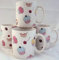 Fairy Cupcakes Mugs Set of 6 Cupcakes Porcelain Mugs Hand Decorated in The UK Free U.K. Delivery