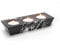 Himalayan Black Marble 3 Hole Tea Light Candle Holder - Tea Lights Included!
