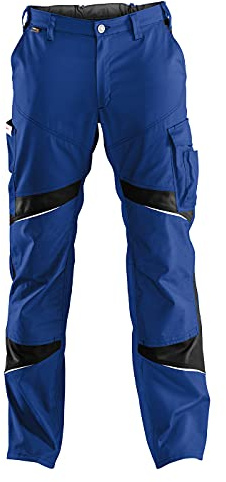 KÜBLER ACTIVIQ Hose HIGH PSA 2 – Hose mit ergonomischer Linienführung und Knieschutztaschen aus Cordura® kbl.blau/schwarz Gr. 102