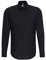 Seidensticker Herren Business Hemd Slim Fit Bügelfrei Kent Langarm Shirt, Schwarz, 37 EU