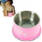 PETish Spaniel Bowl for Long Ear Dog - Ergonomic Personalized Custom Design Bowls, NO Tip Stainless Dish (Medium (17oz - 6.3 x 5.3 x 3.0inch), Candy Pink)