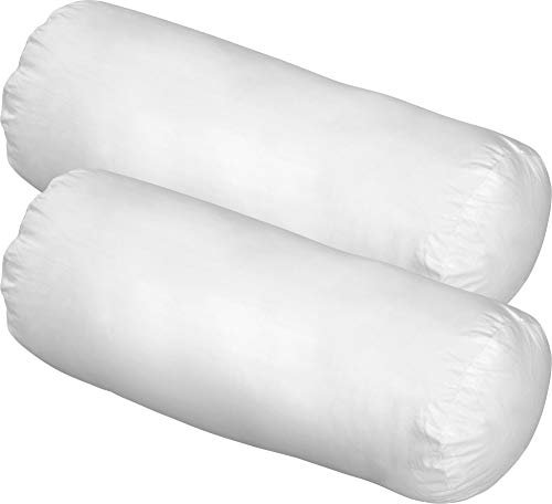 Erwin Müller Nackenrolle 2er-Pack 90% Daunen, 10% Federn weiß Größe 40x15 cm Ø