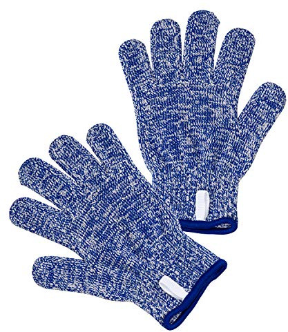 TruChef Kids Cut Resistant Gloves (Ages 4-8) - Maximum Kids Cooking Protection. Safe Hands from Real Kitchen Knives and Tools. Perfect for Oyster Shucking and Wood Carving.