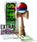 Sweets Kendamas 5-Streifen Prime Kendama – Alle Ebenen, Streifendesign, Extra String Accessoire Bundle (Slushy)