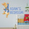 Beautiful Game Official Peter Rabbit Personalised Bedroom Wall Sticker Mural PRTV11 (120cm Width x 80cm Height)