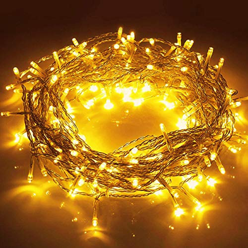 XIYUNTE 100 LED String Lights Battery Powered - 10M/33FT 8 Modes Warm White LED Fairy Lights Waterproof Christmas String Lights for Indoor/Outdoor