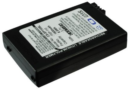 Rechargeable battery compatible with Sony PSP-110 1800mAh Li-Ion