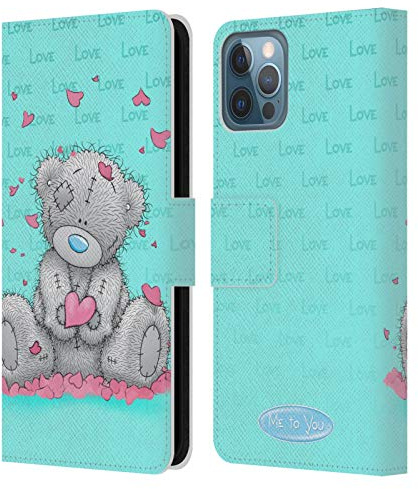 Head Case Designs Officially Licensed Me To You Love Classic Tatty Teddy Leather Wallet Case Compatible With Apple iPhone 12 / iPhone 12 Pro