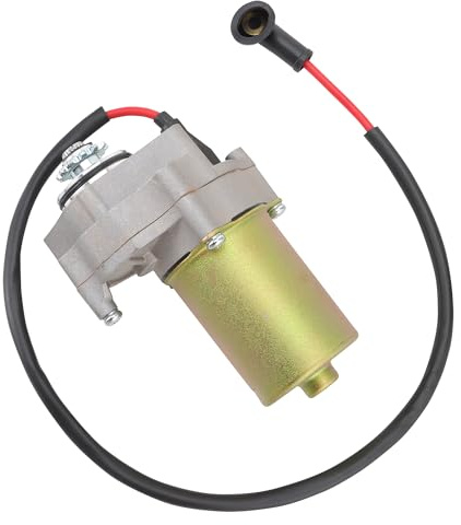 WOOSTAR Electric Starter Under Motor Mount Replacement for 4 Stroke 50cc 70cc 90cc 100cc 110cc 125cc Horizontal Engine Dirt Pit Bike Go Kart ATV Quad 4 Wheeler