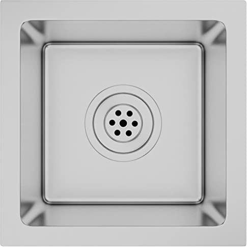 vidaXL Fregadero de Cocina Hecho a Mano de Acero Inoxidable Lavabo 30 x 30 x 20 cm