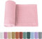 Pucktuch Baby Musselin Babydecke Swaddle 120x120cm Puckdecke Mulltücher, Bambus Baumwolle Baby Pucktücher Decke für Neugeborene Junge und Mädchen (Hellrosa)