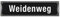 Sosenco Straßenschild Emaille 15x60 cm Schild mit Wunschtext Wunschname Hausnummer Strassenschild Türschild Metallschild (Schwarz)
