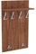 AKKE 90x60 | MAXI Garderobenpaneel Wandgarderobe Garderobe Wandpaneel Kleiderstange ALUMINIUM | BURGUND