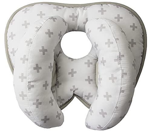 PRETTYLE Cuscino Testa Piatta Bambino Cuscino Antisoffoco Neonato Culla Cuscino Bambini Cuscino Bambino Appena Nato Cuscino a Testa Piatta B,25