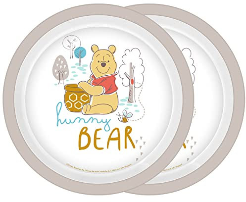 Teller Winnie Pooh hunny Bear 2er Set 21,5cm