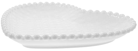 Luxshiny Piatto per Servire Cibo Vassoio per Conservare i Dessert Piatto in Ceramica per Frutta Vassoio per Dessert