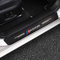 RIDGOEL 4pcs Car Door Sill Protector Kick Plate Guard for Nissan Qashqai J10 J11, Carbon Fiber Step Pedal Sticker, Auto Decoration Accessories, Universal for All Models