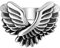 XJruixi Freedom Angel Wing Ring Punk Wing 316L Stainless Steel Biker Ring for Men Jewelry Dropshipping Store