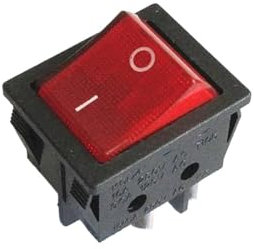 1PCS Schweißgerätschalter KCD4 Wippschalter 30A/16A T8555 mit Licht, vier Fuß