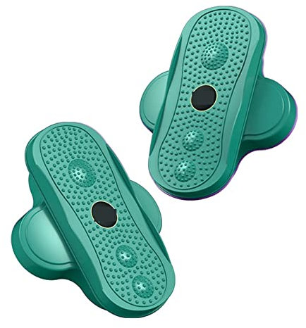 Versión de Entrenamiento de Equilibrio, Tabla de Equilibrio de Disco, Tipo Dividido, Cintura giratoria, Plato Giratorio Deportivo, Masaje de pies (Verde)