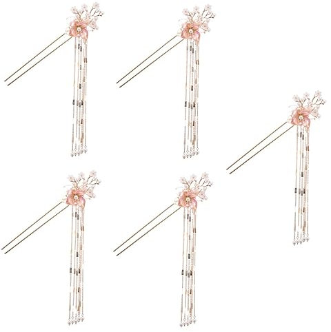 MAGICLULU 5 Stück Vintage Haarnadel Haarstab China Haarschmuck Exquisiter Kopfschmuck Im Chinesischen Stil