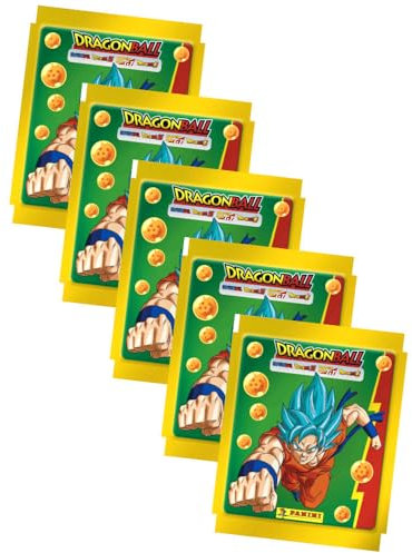 Generisch Panini Dragon Ball Universal Sticker - Sammelsticker (2024) - Auswahl (5 Tüten)