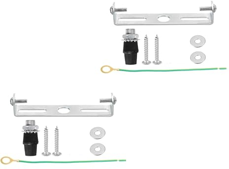LEDSone 70mm Deckenpendelleuchte Deckenleuchte Abdeckplatten Lichtbefestigung Rosettenhalter mit Zubehör für Kronleuchterbeleuchtung (70MM 2PK)