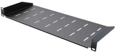 Stalflex Servidor Rack Eco 19 Pulgadas 1U 200mm - Bandeja Voladiza Universal Ventilada para Montaje en Bastidor - Compatible con Armario - Fabricado en Acero