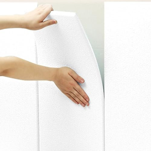 YSZBD Padded Wall Panels For Bedroom Headboard、Upholstered Wall Panels Headboard、Anti Collision Wall Padding、Stick On Headboard Panels、Wall Headboard Panels(#white)