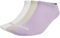 adidas Unisex - Adulto Thin Linear Low-Cut Socks 3 Pairs, Powder Plum/White/Halo Mint, 4.5-6