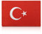 Finally Home Klett Patch - Türkei Flagge | 7,5 x 5,0 cm | Türkische Fahne Klettpatches, Turkey Flage Klettpatch, Türkiye Outdoor Backpacker Patches
