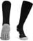 DECOVICI Fußball Socken 1 Paar, Fussball Socken Kinder Männer 30-47, Kniehohe Fußballstutzen für Jungen Mädchen Lange Sportsocken für Rugby Basketball Hockey Laufen Training(44-47,Schwarz)